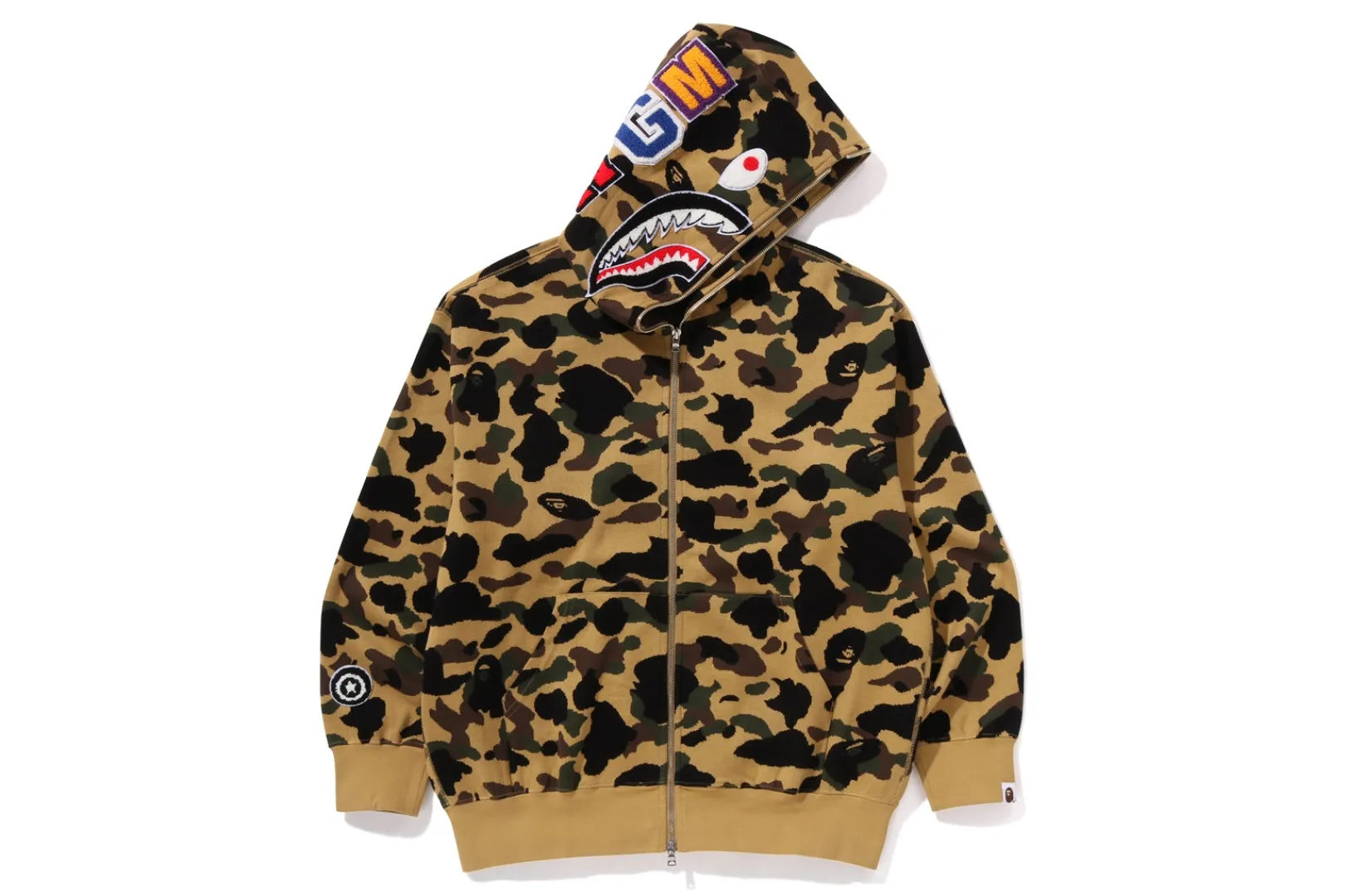 st_camo_jacquard_shark_relaxed_fit_full_zip_hoodie_mens_6.webp 0ZX 1ST CAMO JACQUARD SHARK RELAXED FIT FULL ZIP HOODIE MENS Store