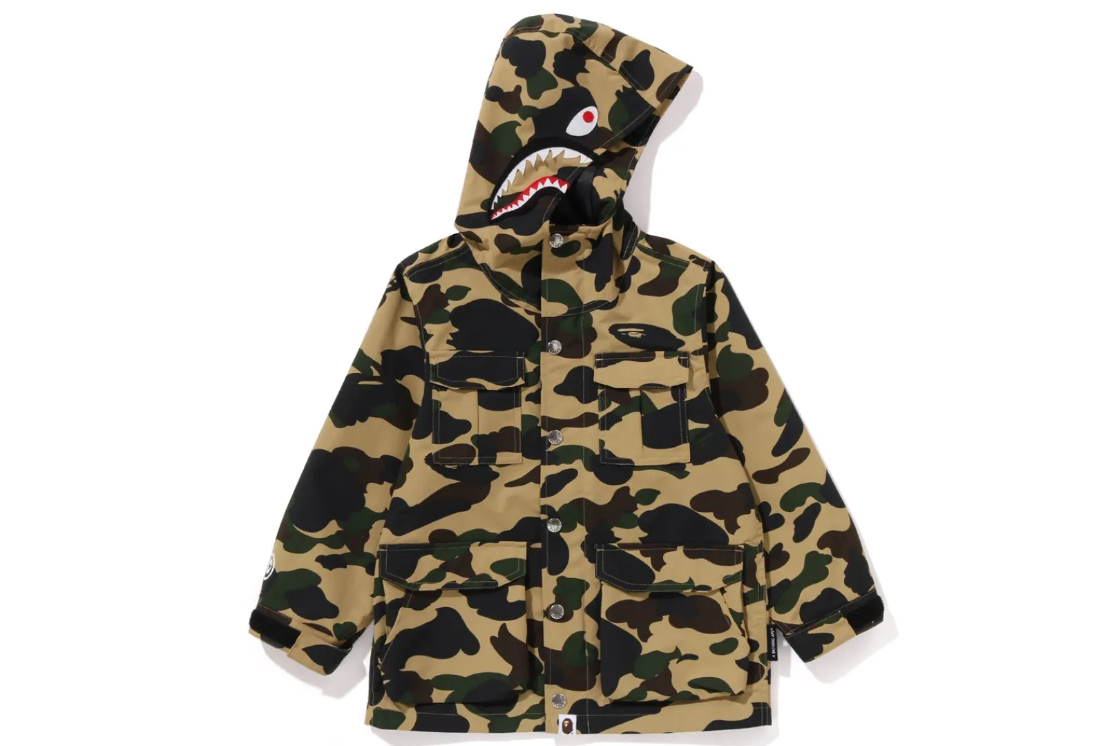 0ZX 1ST CAMO SHARK MOUNTAIN JACKET KIDS YELLOW Outlet