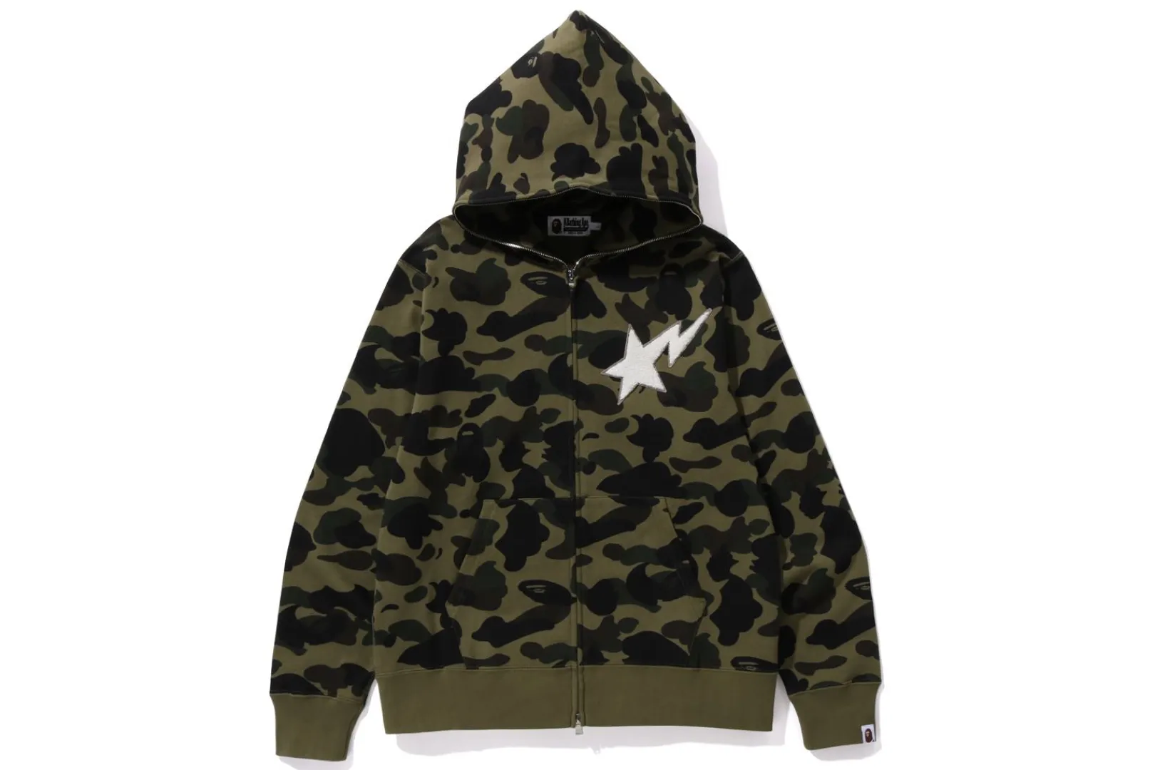 0ZX 1ST CAMO-KAPUZENPULLI MIT DURCHGEHENDER REISSVERSCHLUSS Cheap
