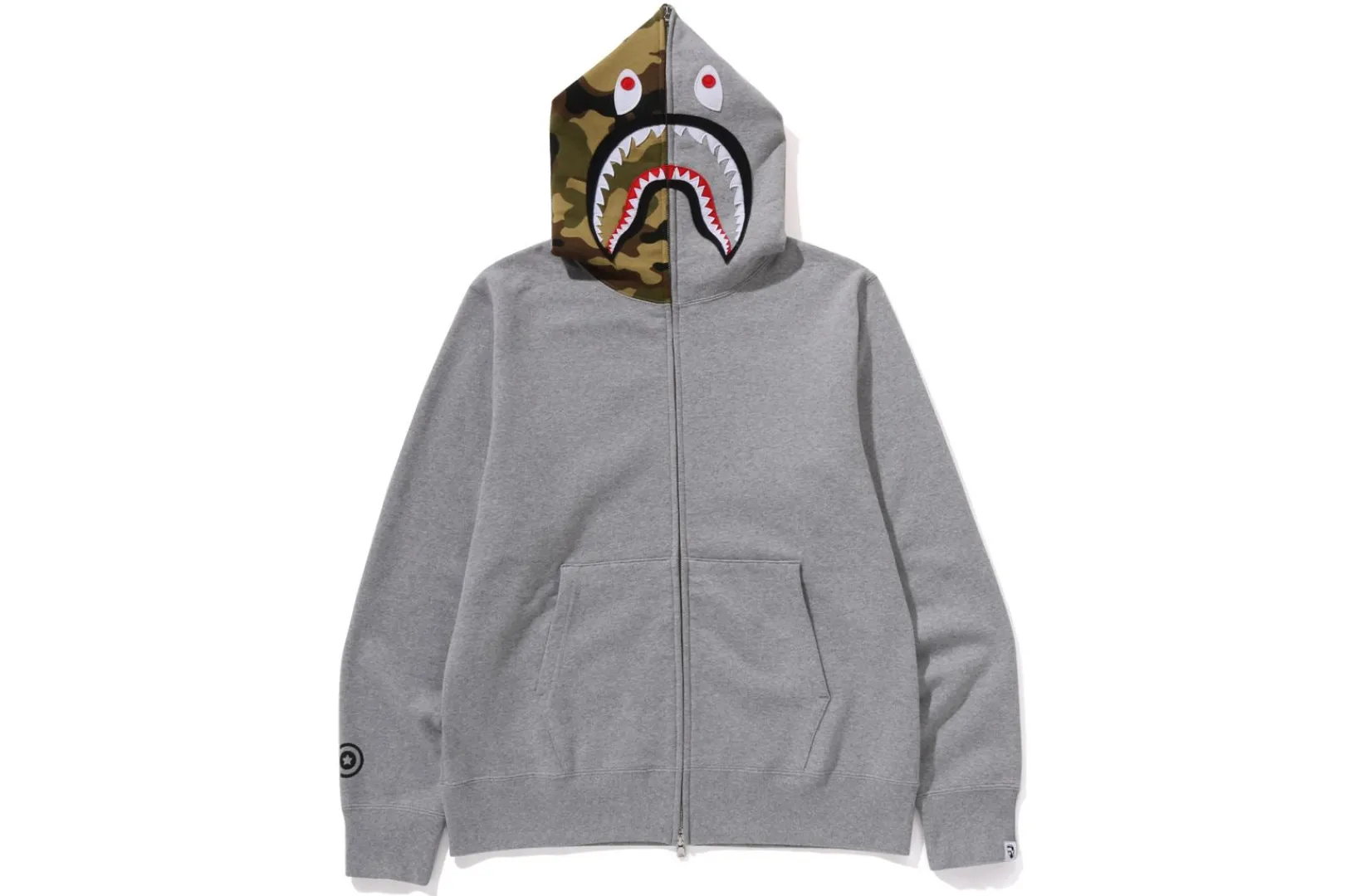 0ZX 1ST SHARK FULL ZIP HOODIE MENS Sale