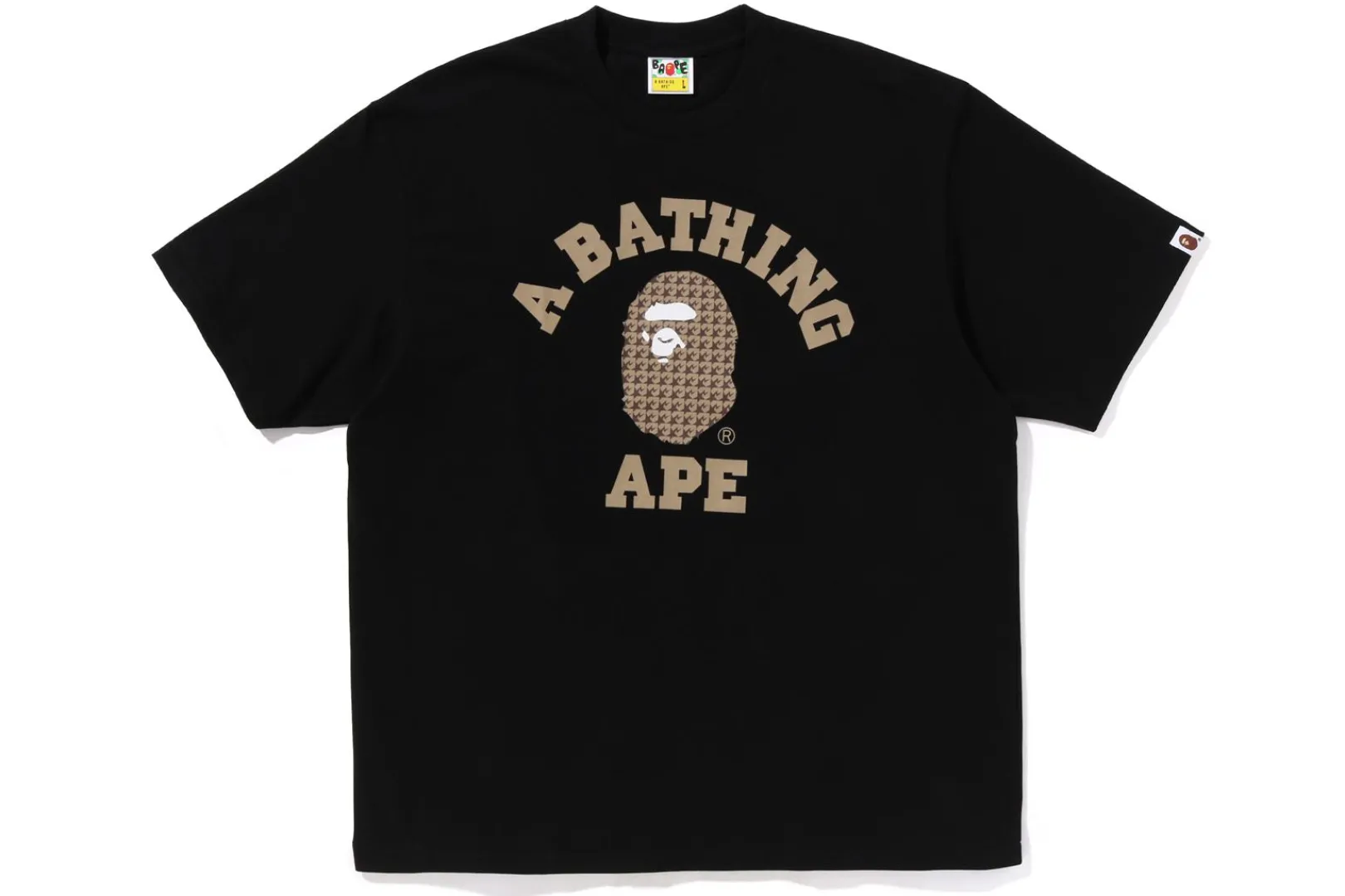 0ZX STA HOUNDSTOOTH COLLEGE RELAXED FIT TEE MENS Best Sale