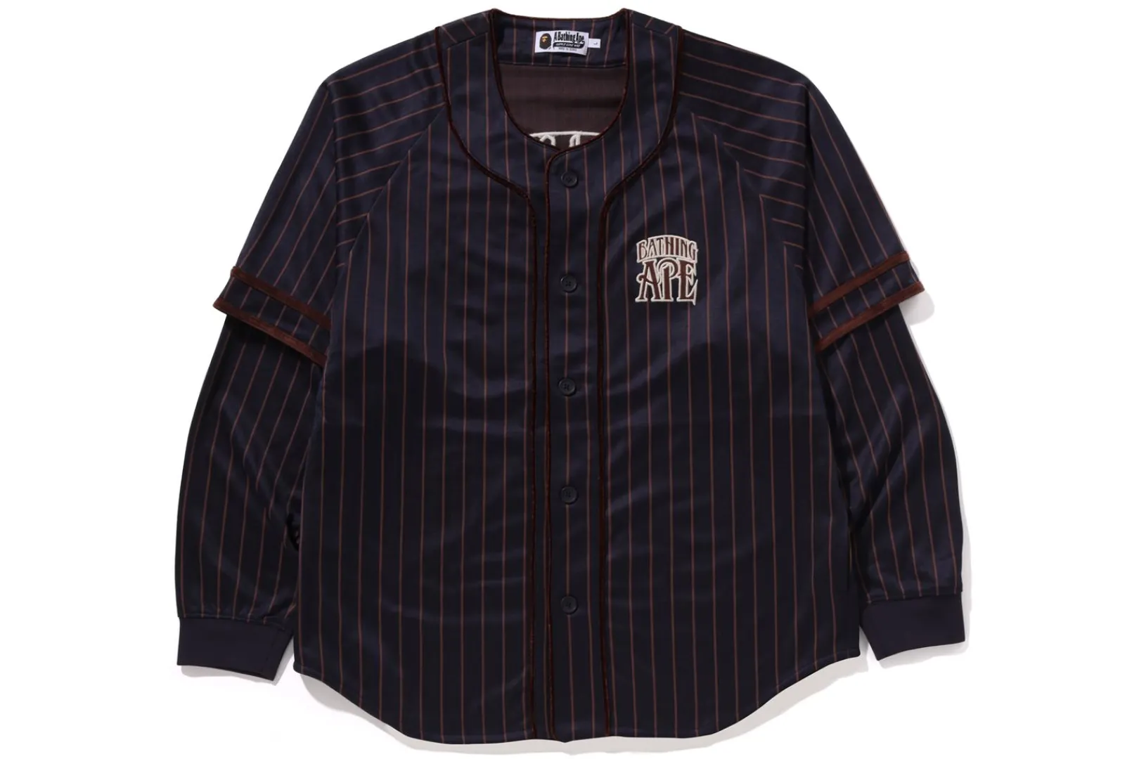 0ZX STRIPE LAYERED SLEEVES L/S BASEBALL SHIRT MENS Store