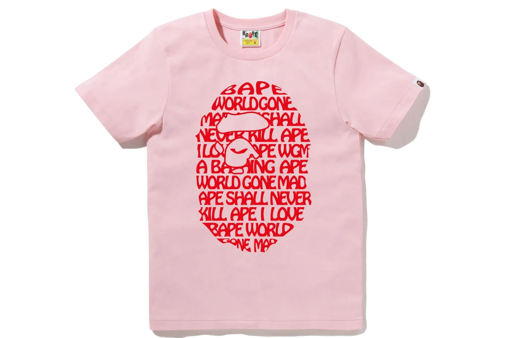 0ZX TEXT APE HEAD TEE LADIES Cheap