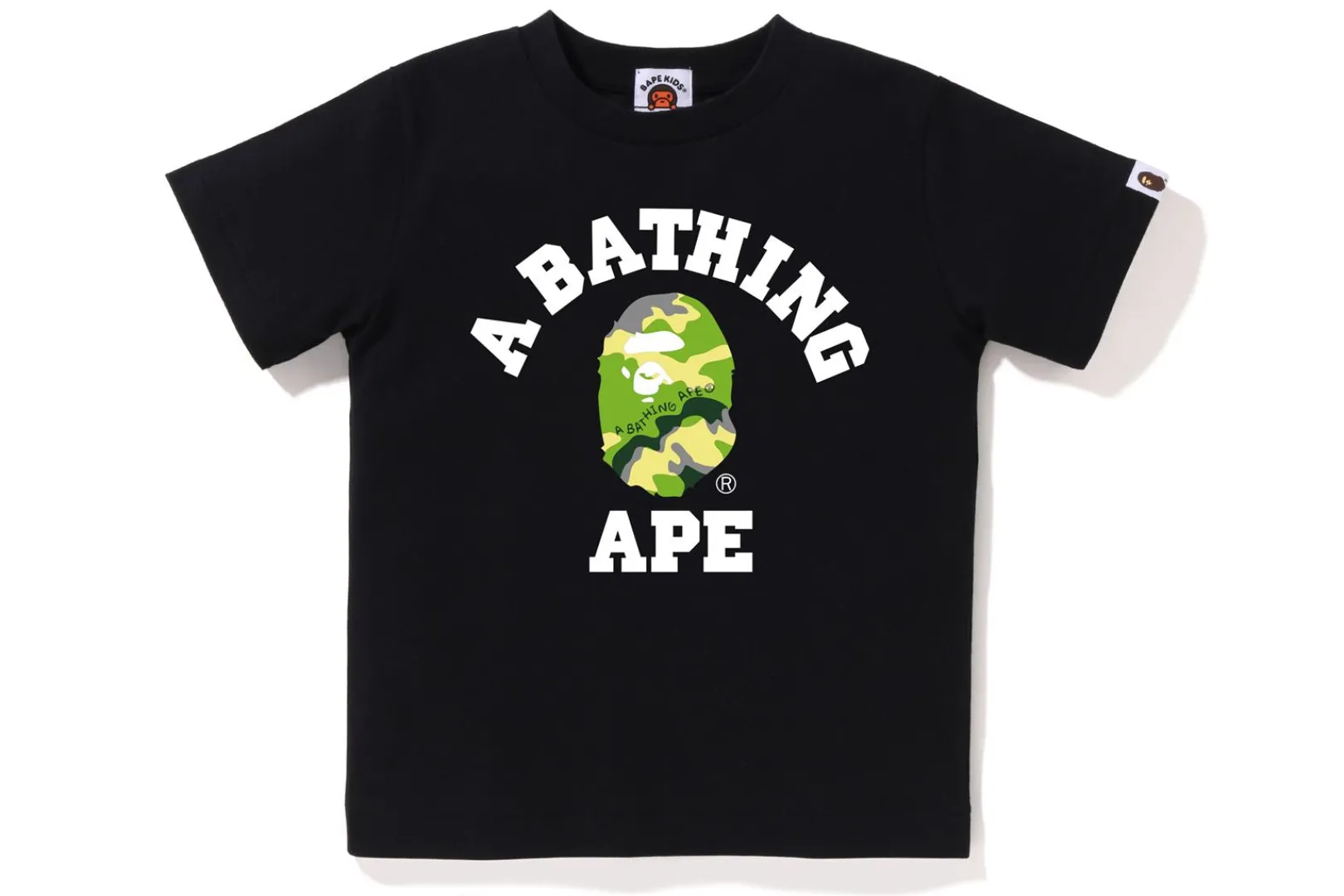 0ZX WOODLAND CAMO COLLEGE T-SHIRT FÜR KINDER Best Sale