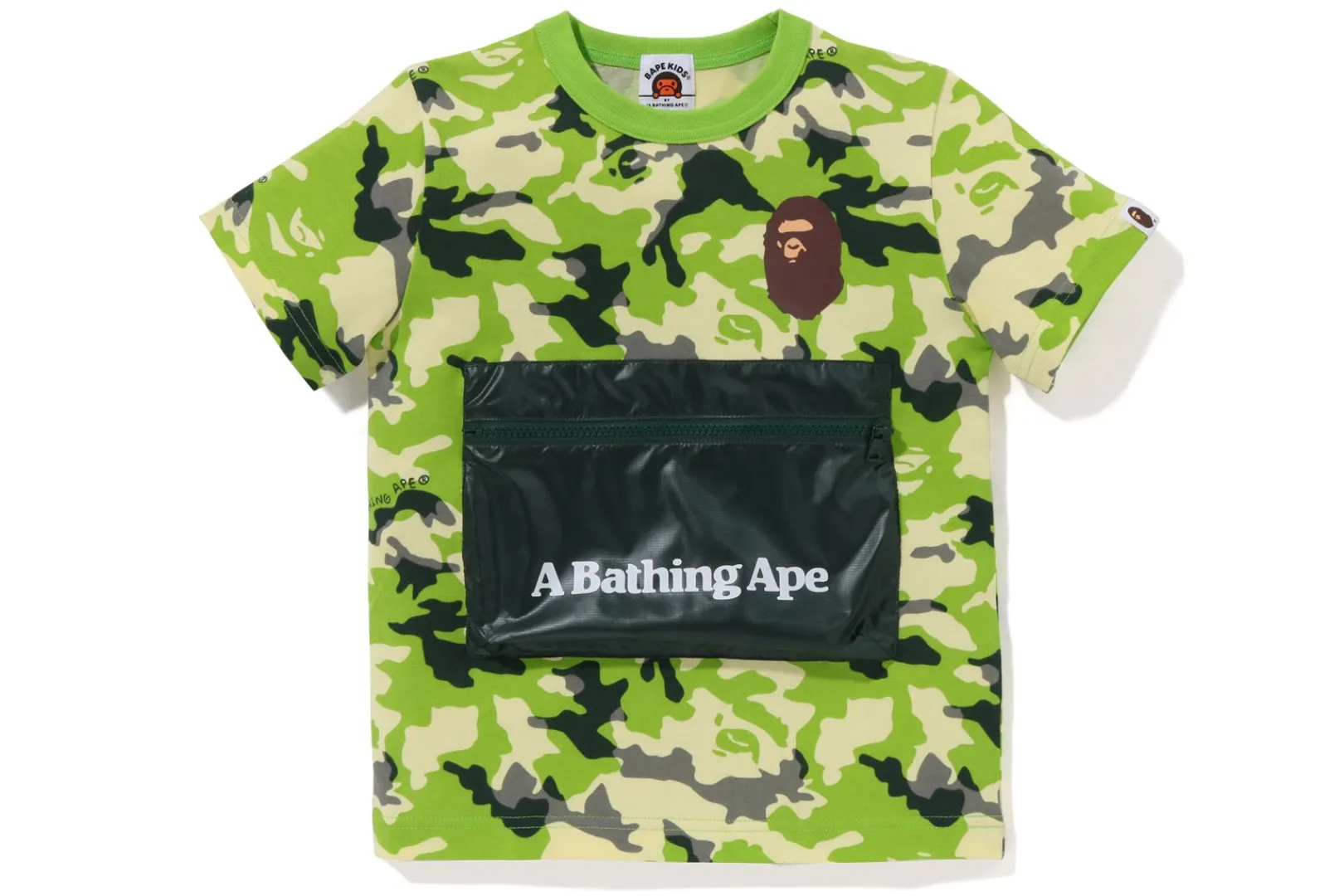 0ZX WOODLAND CAMO POCKET TEE KIDS GRÜN Shop